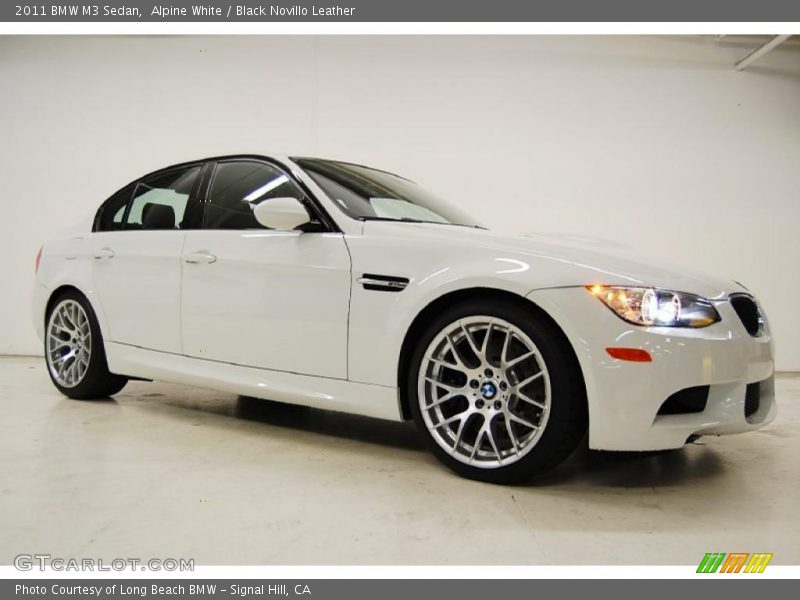 Alpine White / Black Novillo Leather 2011 BMW M3 Sedan