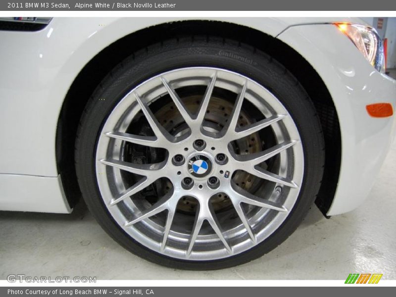 Alpine White / Black Novillo Leather 2011 BMW M3 Sedan