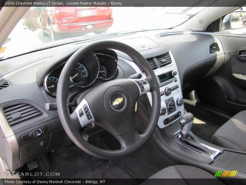 Golden Pewter Metallic / Ebony 2009 Chevrolet Malibu LT Sedan