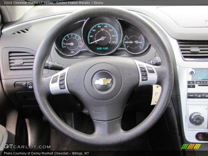 Golden Pewter Metallic / Ebony 2009 Chevrolet Malibu LT Sedan