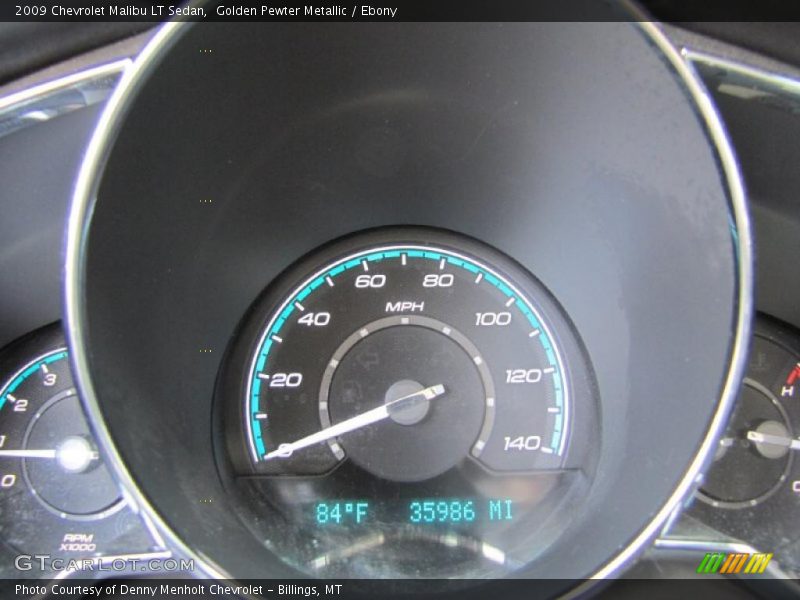 Golden Pewter Metallic / Ebony 2009 Chevrolet Malibu LT Sedan