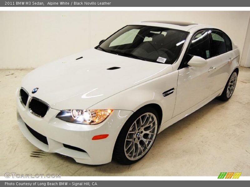Alpine White / Black Novillo Leather 2011 BMW M3 Sedan