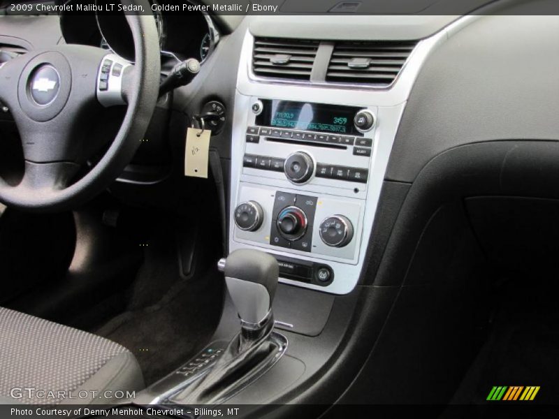 Golden Pewter Metallic / Ebony 2009 Chevrolet Malibu LT Sedan