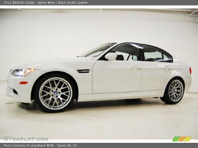 Alpine White / Black Novillo Leather 2011 BMW M3 Sedan