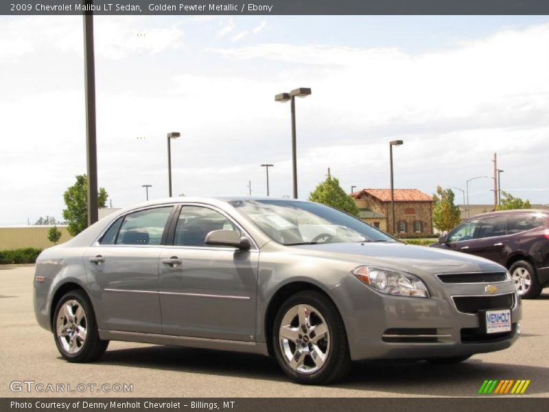 Golden Pewter Metallic / Ebony 2009 Chevrolet Malibu LT Sedan