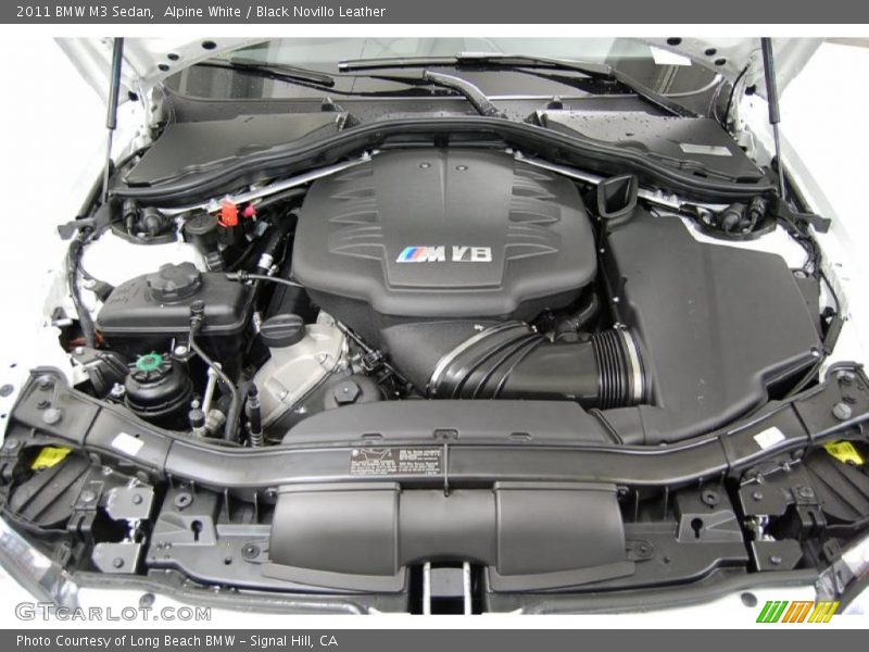 Alpine White / Black Novillo Leather 2011 BMW M3 Sedan
