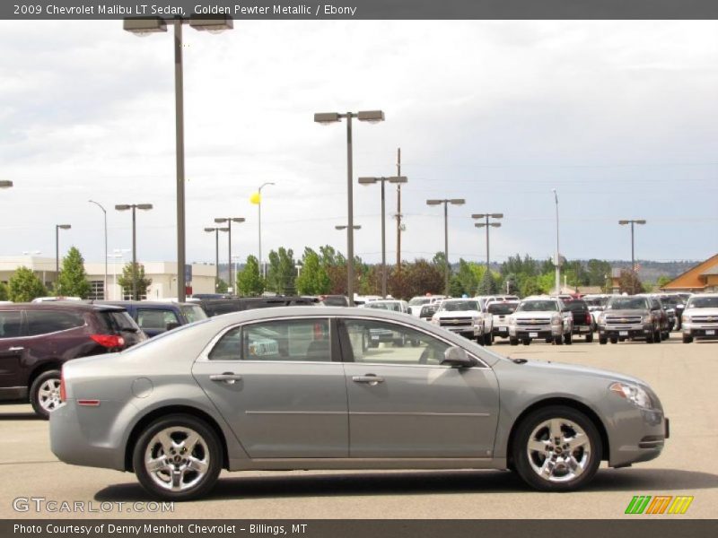 Golden Pewter Metallic / Ebony 2009 Chevrolet Malibu LT Sedan