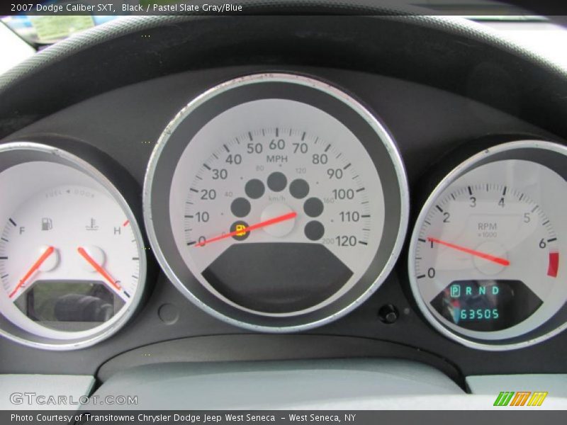 Black / Pastel Slate Gray/Blue 2007 Dodge Caliber SXT