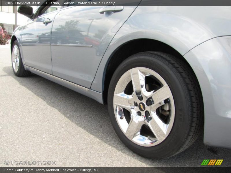 Golden Pewter Metallic / Ebony 2009 Chevrolet Malibu LT Sedan