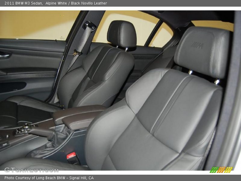 Alpine White / Black Novillo Leather 2011 BMW M3 Sedan