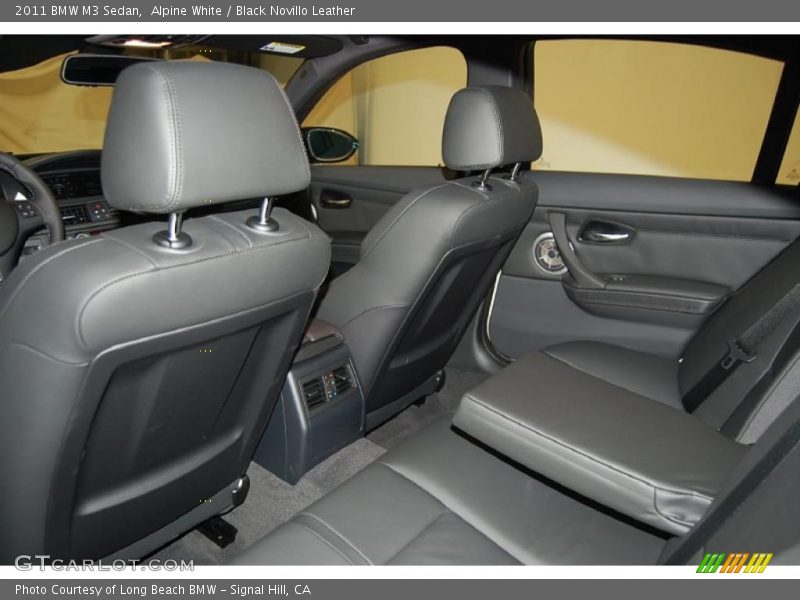 Alpine White / Black Novillo Leather 2011 BMW M3 Sedan