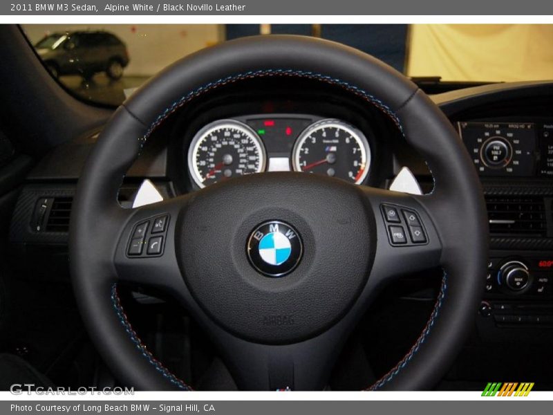 Alpine White / Black Novillo Leather 2011 BMW M3 Sedan