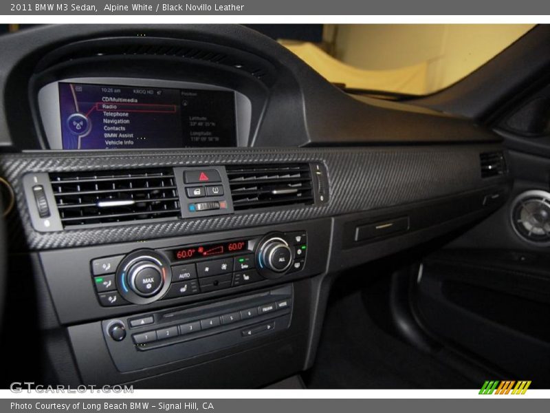 Alpine White / Black Novillo Leather 2011 BMW M3 Sedan