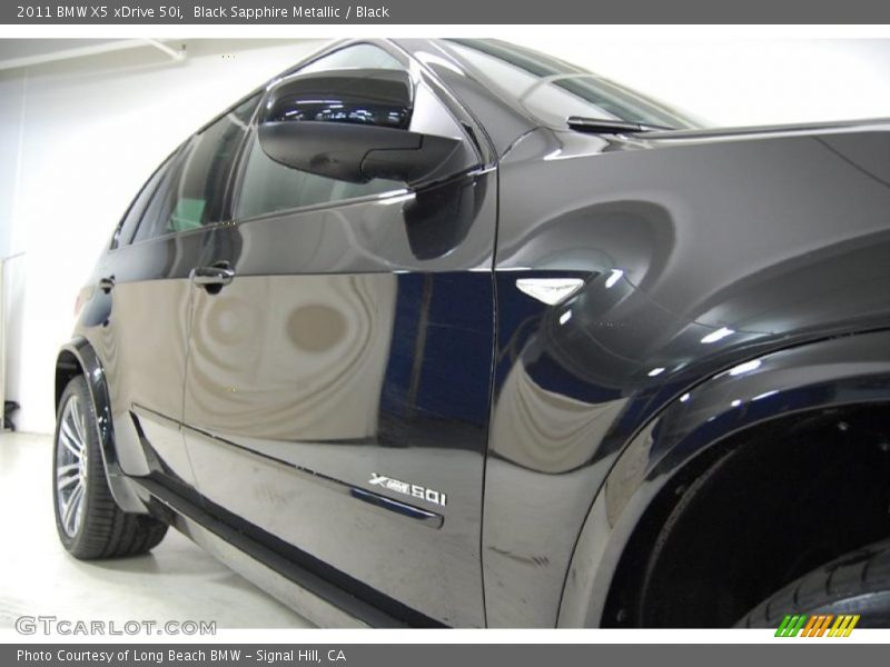 Black Sapphire Metallic / Black 2011 BMW X5 xDrive 50i