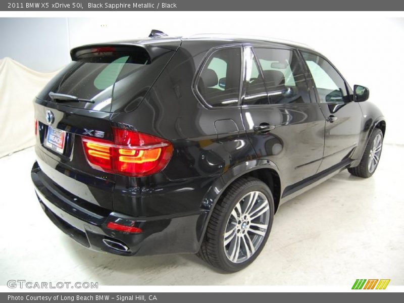 Black Sapphire Metallic / Black 2011 BMW X5 xDrive 50i