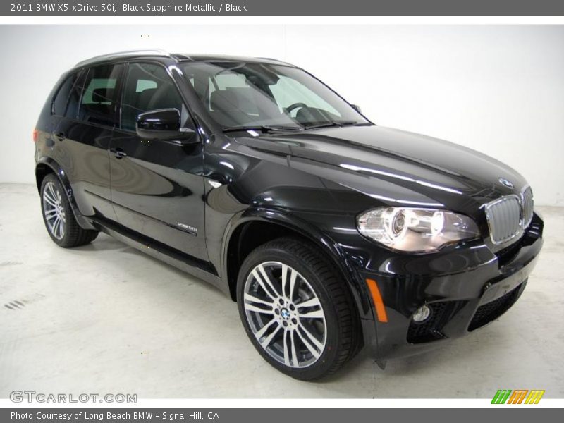 Black Sapphire Metallic / Black 2011 BMW X5 xDrive 50i