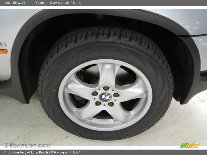 Titanium Silver Metallic / Black 2001 BMW X5 4.4i