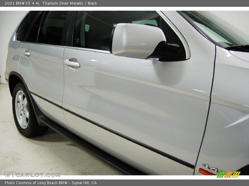 Titanium Silver Metallic / Black 2001 BMW X5 4.4i