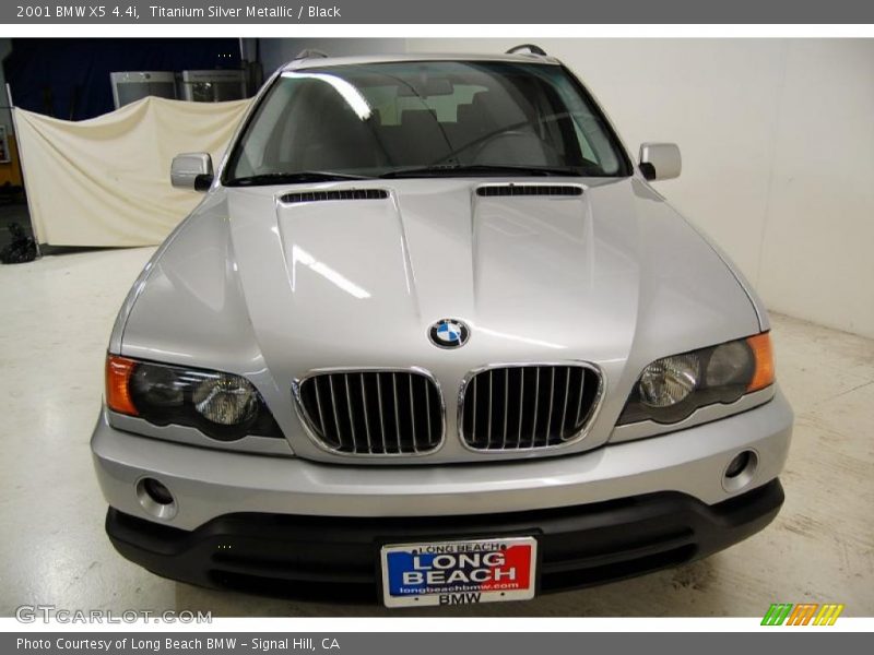 Titanium Silver Metallic / Black 2001 BMW X5 4.4i