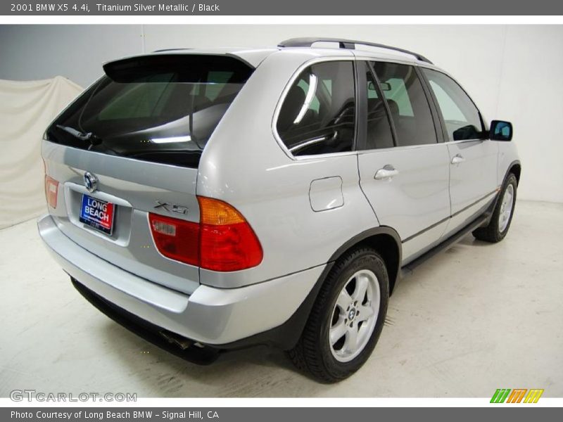 Titanium Silver Metallic / Black 2001 BMW X5 4.4i