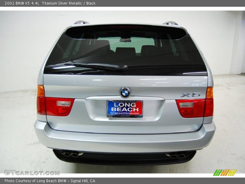 Titanium Silver Metallic / Black 2001 BMW X5 4.4i