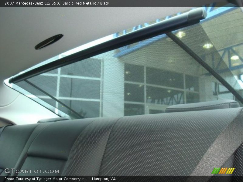Barolo Red Metallic / Black 2007 Mercedes-Benz CLS 550