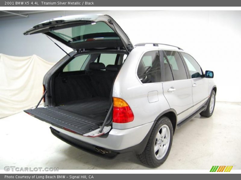 Titanium Silver Metallic / Black 2001 BMW X5 4.4i