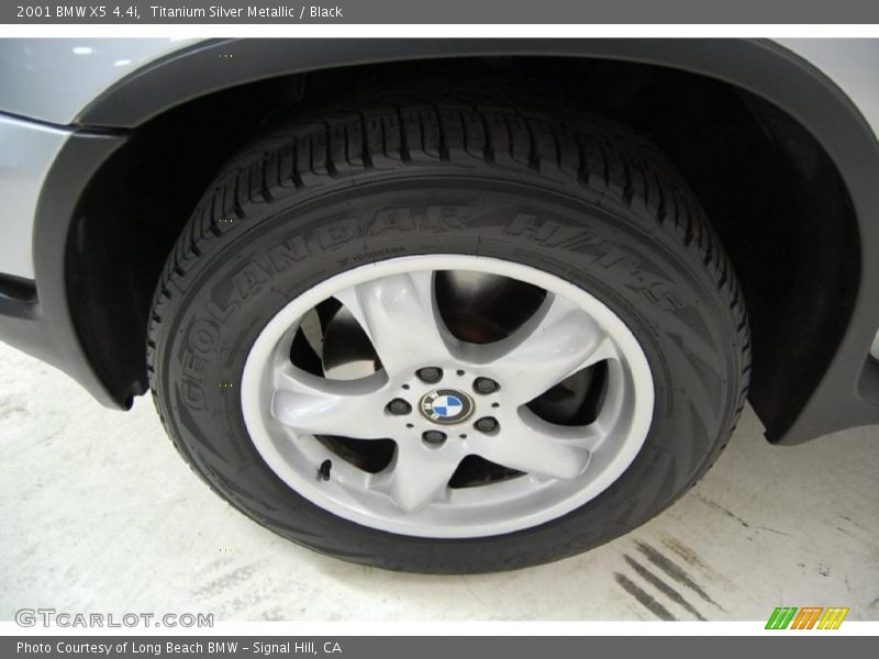 Titanium Silver Metallic / Black 2001 BMW X5 4.4i