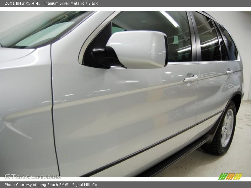 Titanium Silver Metallic / Black 2001 BMW X5 4.4i