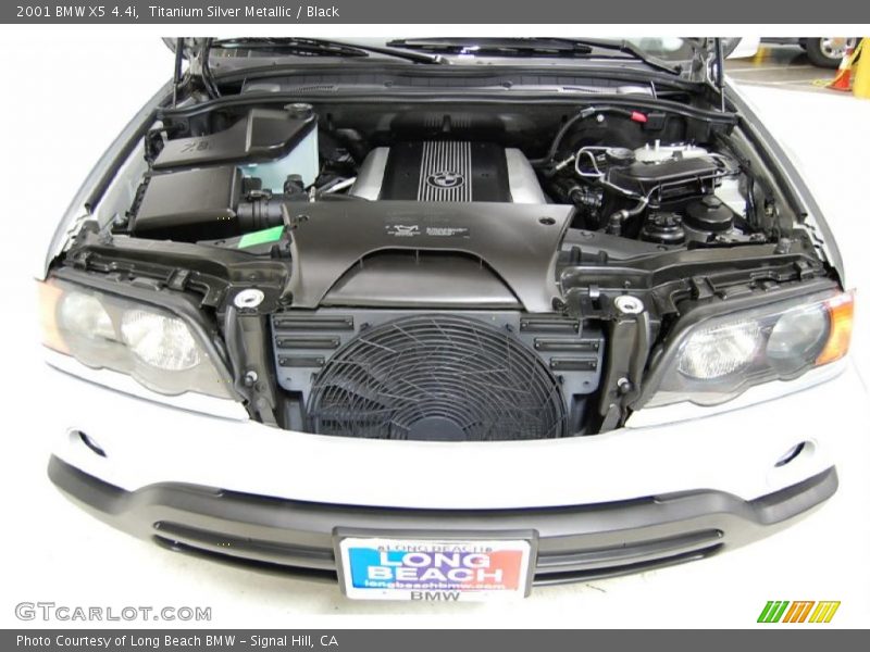 Titanium Silver Metallic / Black 2001 BMW X5 4.4i