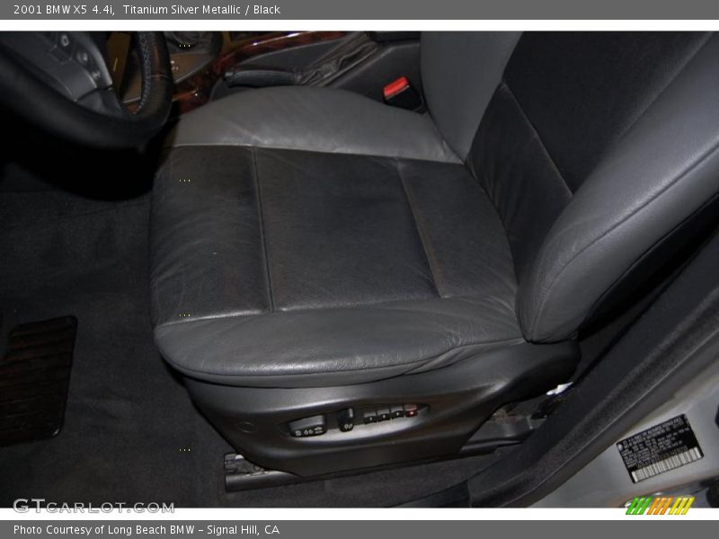 Titanium Silver Metallic / Black 2001 BMW X5 4.4i