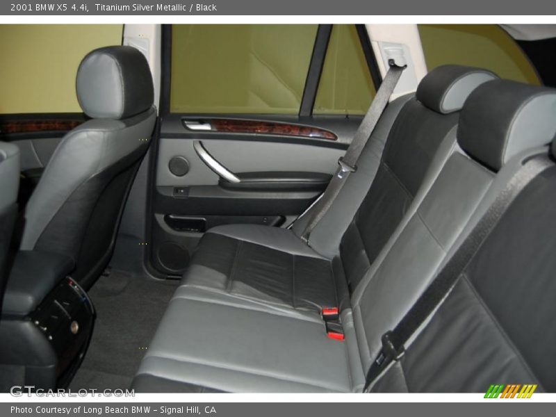 Titanium Silver Metallic / Black 2001 BMW X5 4.4i