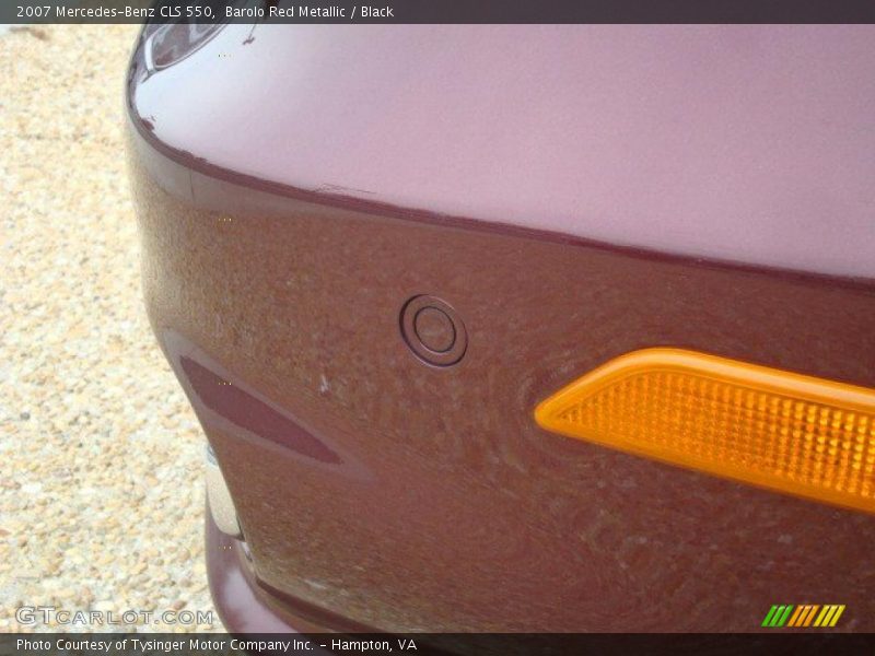 Barolo Red Metallic / Black 2007 Mercedes-Benz CLS 550