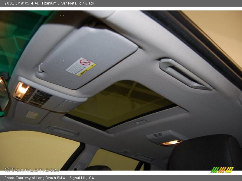 Titanium Silver Metallic / Black 2001 BMW X5 4.4i