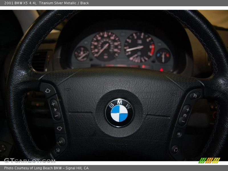 Titanium Silver Metallic / Black 2001 BMW X5 4.4i