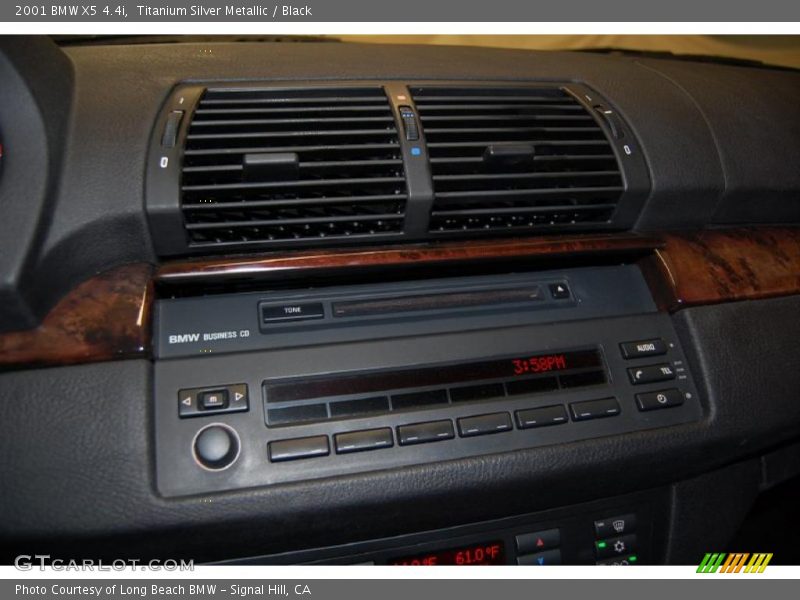 Titanium Silver Metallic / Black 2001 BMW X5 4.4i