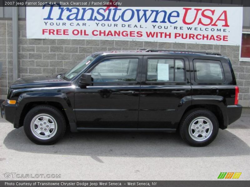Black Clearcoat / Pastel Slate Gray 2007 Jeep Patriot Sport 4x4
