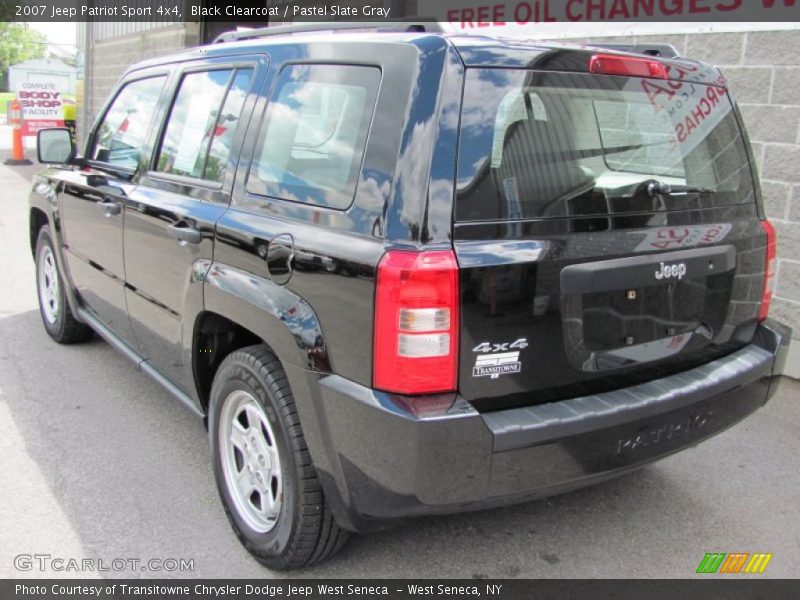 Black Clearcoat / Pastel Slate Gray 2007 Jeep Patriot Sport 4x4