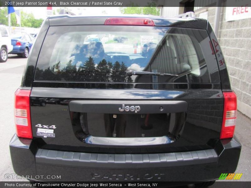 Black Clearcoat / Pastel Slate Gray 2007 Jeep Patriot Sport 4x4
