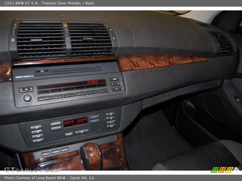 Titanium Silver Metallic / Black 2001 BMW X5 4.4i