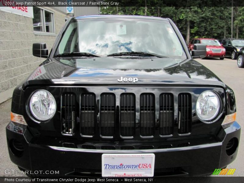 Black Clearcoat / Pastel Slate Gray 2007 Jeep Patriot Sport 4x4