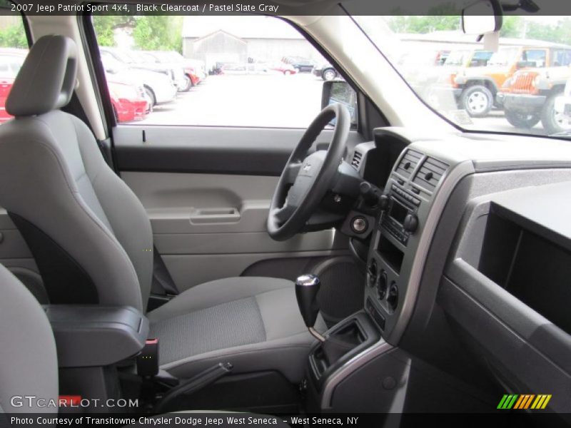Black Clearcoat / Pastel Slate Gray 2007 Jeep Patriot Sport 4x4