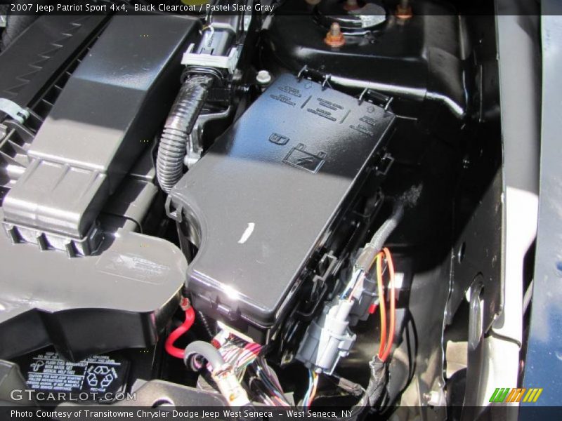 Black Clearcoat / Pastel Slate Gray 2007 Jeep Patriot Sport 4x4