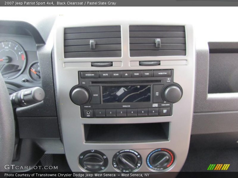 Black Clearcoat / Pastel Slate Gray 2007 Jeep Patriot Sport 4x4