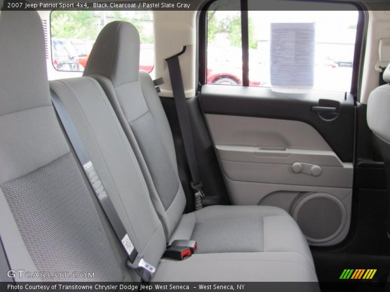 Black Clearcoat / Pastel Slate Gray 2007 Jeep Patriot Sport 4x4