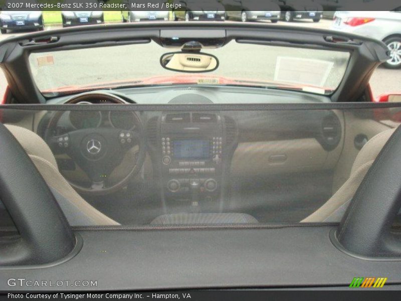 Mars Red / Beige 2007 Mercedes-Benz SLK 350 Roadster