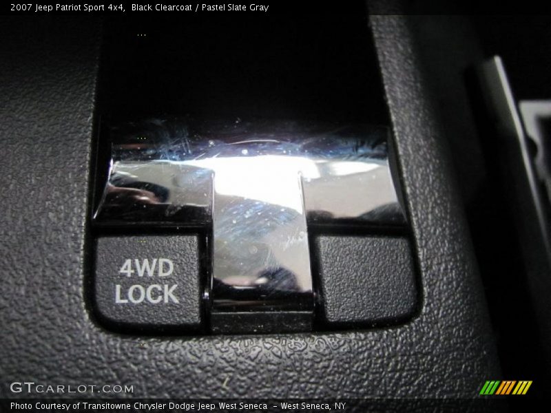 Black Clearcoat / Pastel Slate Gray 2007 Jeep Patriot Sport 4x4