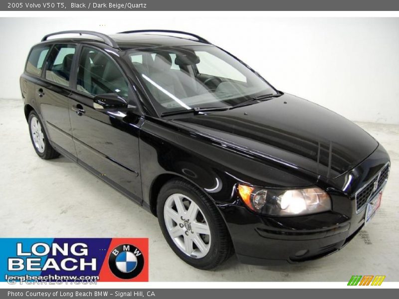Black / Dark Beige/Quartz 2005 Volvo V50 T5