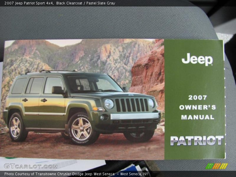 Black Clearcoat / Pastel Slate Gray 2007 Jeep Patriot Sport 4x4