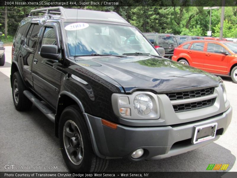 Super Black / Charcoal 2004 Nissan Xterra SE Supercharged 4x4